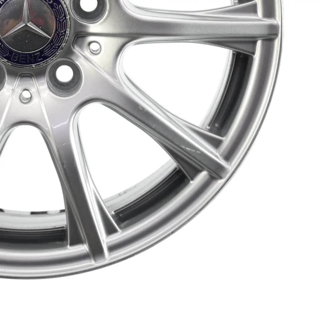 Alloy Wheel Rim 16'' 6,5J ET:38 10 Spoke to Mercedes W205 Silver with Part number A2054012400 Mercedes W205 Silver Alloy Wheel Rim 16'' 6,5J ET:38 10 Spoke - SKU A2054012400-3 - Part number A2054012400