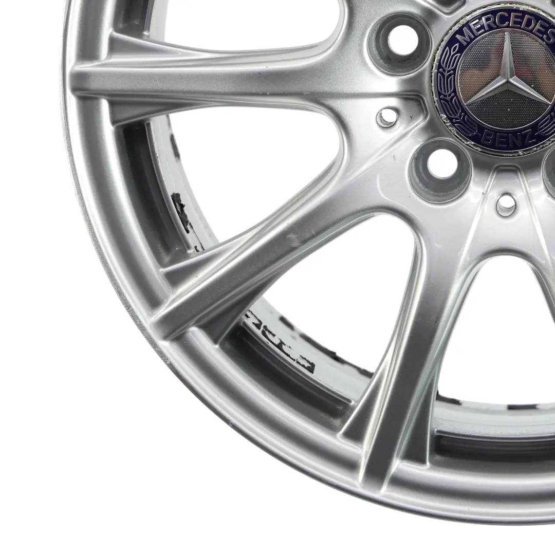 Alloy Wheel Rim 16'' 6,5J ET:38 10 Spoke to Mercedes W205 Silver with Part number A2054012400 Mercedes W205 Silver Alloy Wheel Rim 16'' 6,5J ET:38 10 Spoke - SKU A2054012400-3 - Part number A2054012400