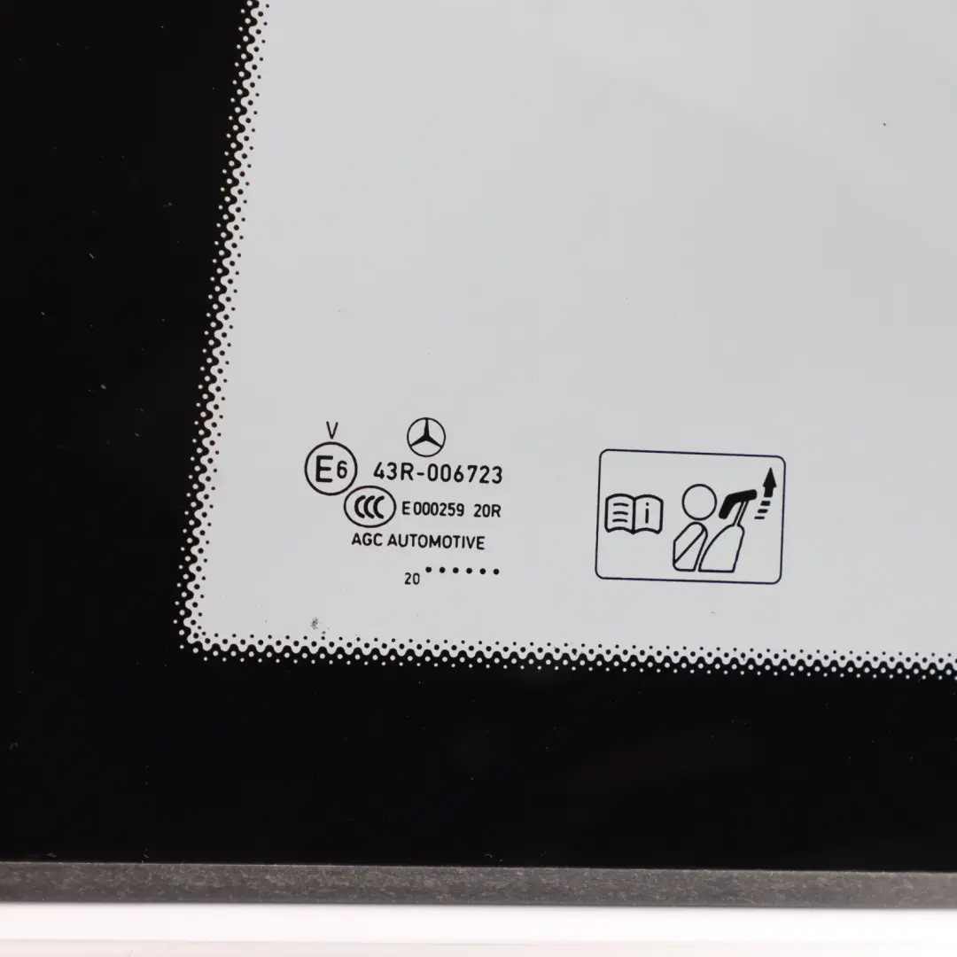 Mercedes C205 Window Glass Quarter Side Fixed Chrome Rear Left N/S - SKU A2056703112-1 - Part number A2056703112