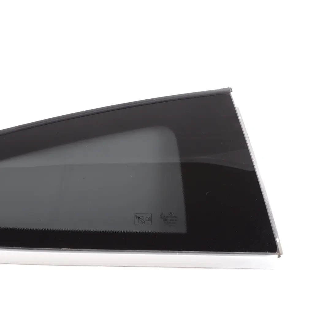 Mercedes W205 Quarter Side Window Glass Tinted Chrome Rear Right O/S - SKU A2056703212-1 - Part number A2056703212