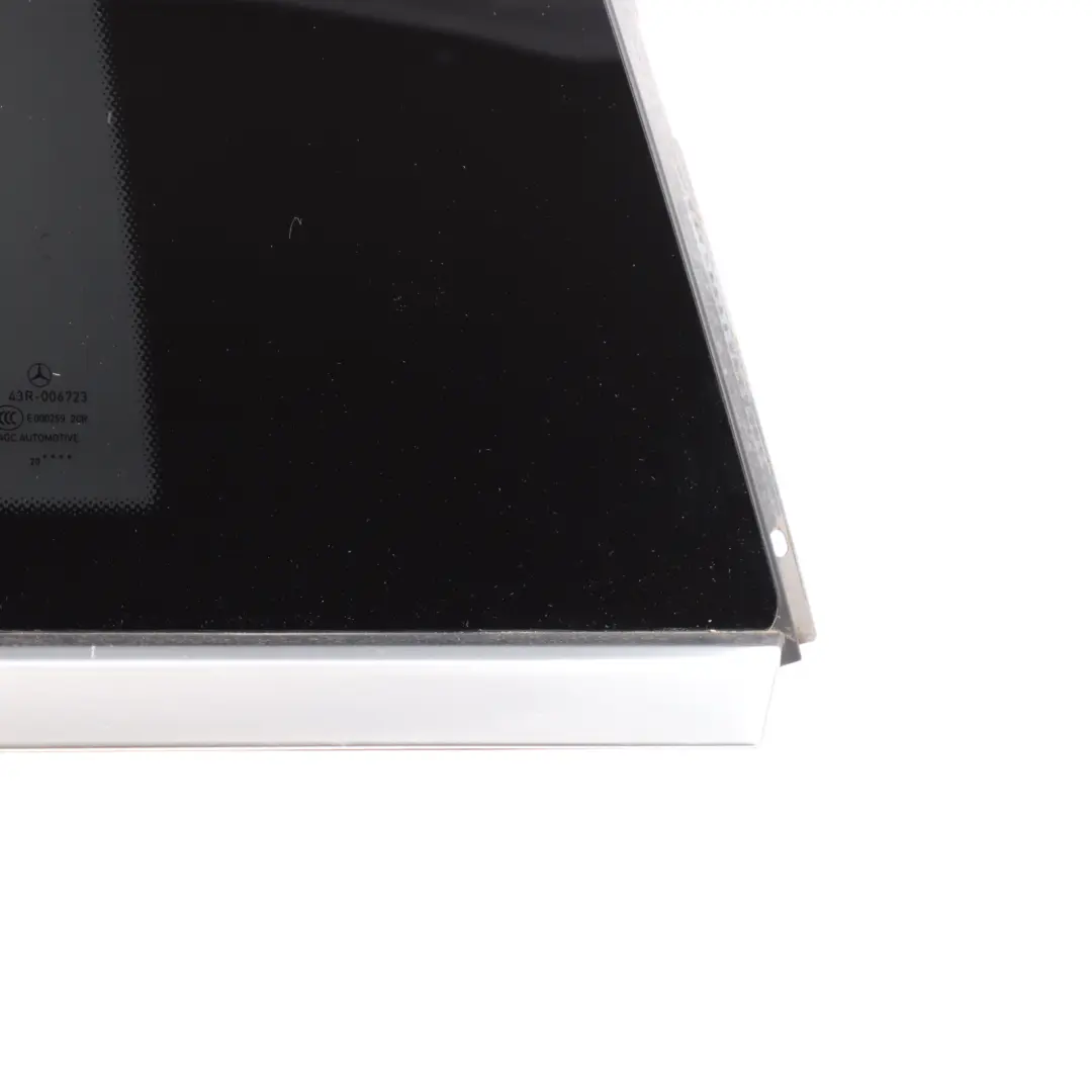 Quarter Side Window Glass Tinted Chrome Rear Right O/S to Mercedes W205 with Part number A2056703212 Mercedes W205 Quarter Side Window Glass Tinted Chrome Rear Right O/S - SKU A2056703212-1 - Part number A2056703212