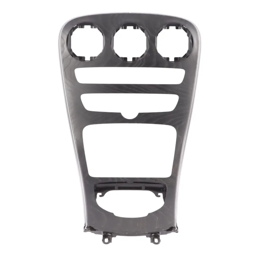 Centre Console Panel Trim Cover Black Ash Wood to Mercedes C205 with Part number A2056800105 Mercedes C205 Centre Console Panel Trim Cover Black Ash Wood - SKU A2056800105 - Part number A2056800105