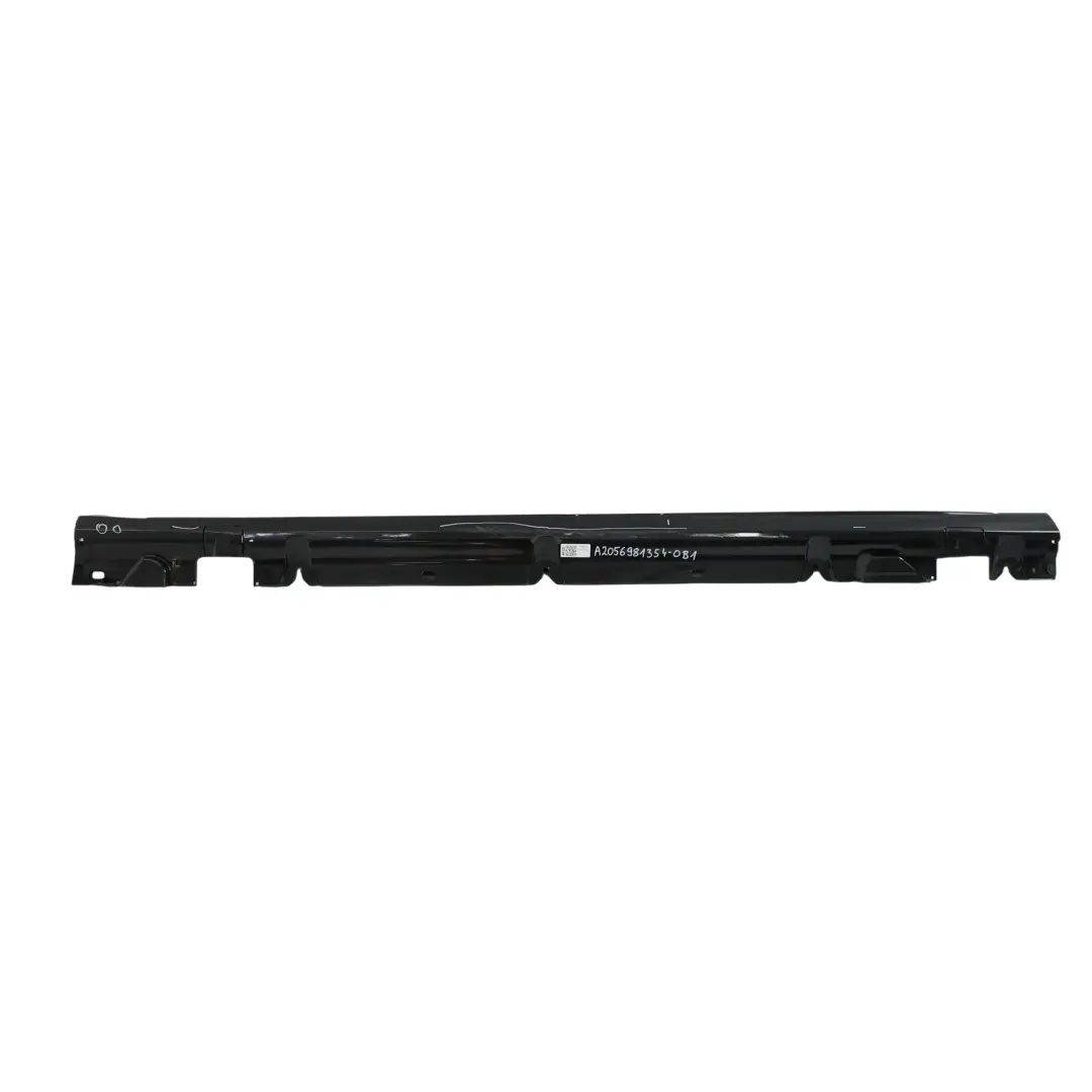 Mercedes W205 Próg Listwa Progowa Lewa Obsidian Black Czarny Metalik - 197 - SKU A2056981354-OB1 - Numer Części A2056981354