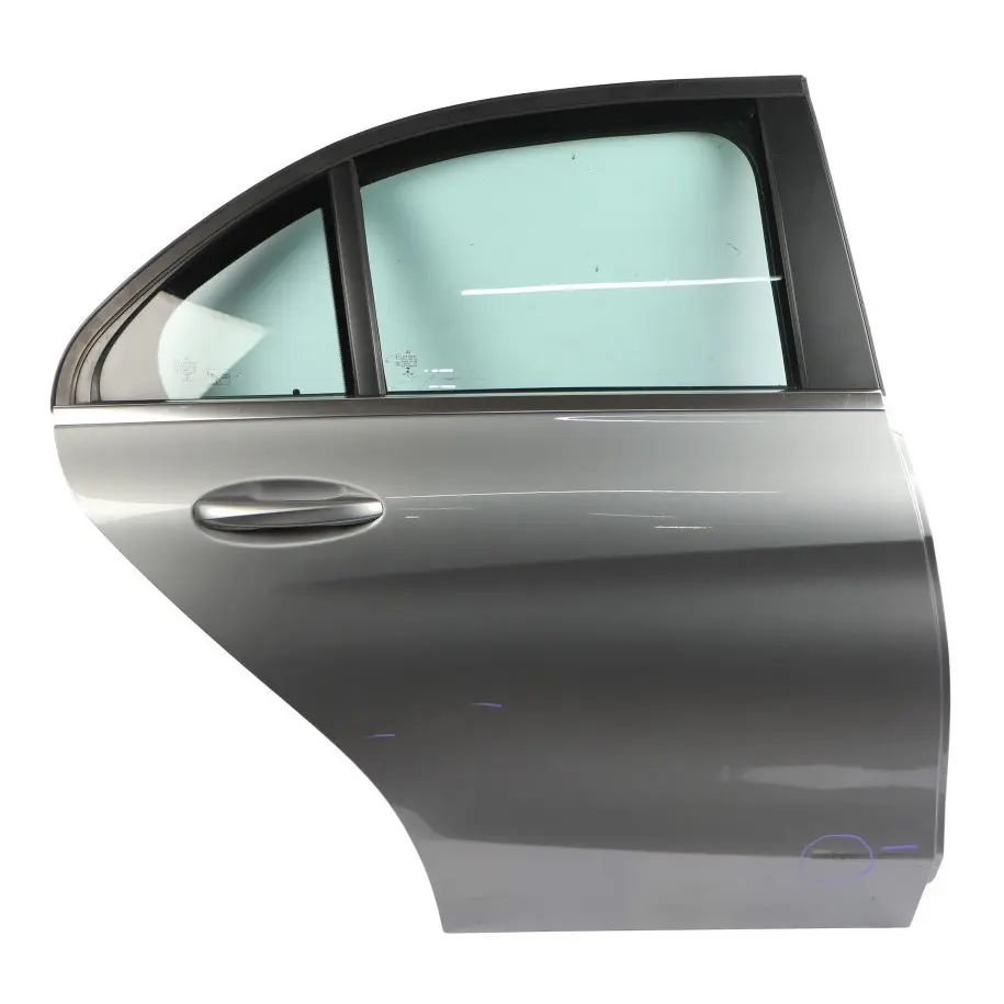 Mercedes W205 Door Rear Right O/S Palladium Silver Metallic - 792 - SKU A2057300205-PAL - Part number A2057300205
