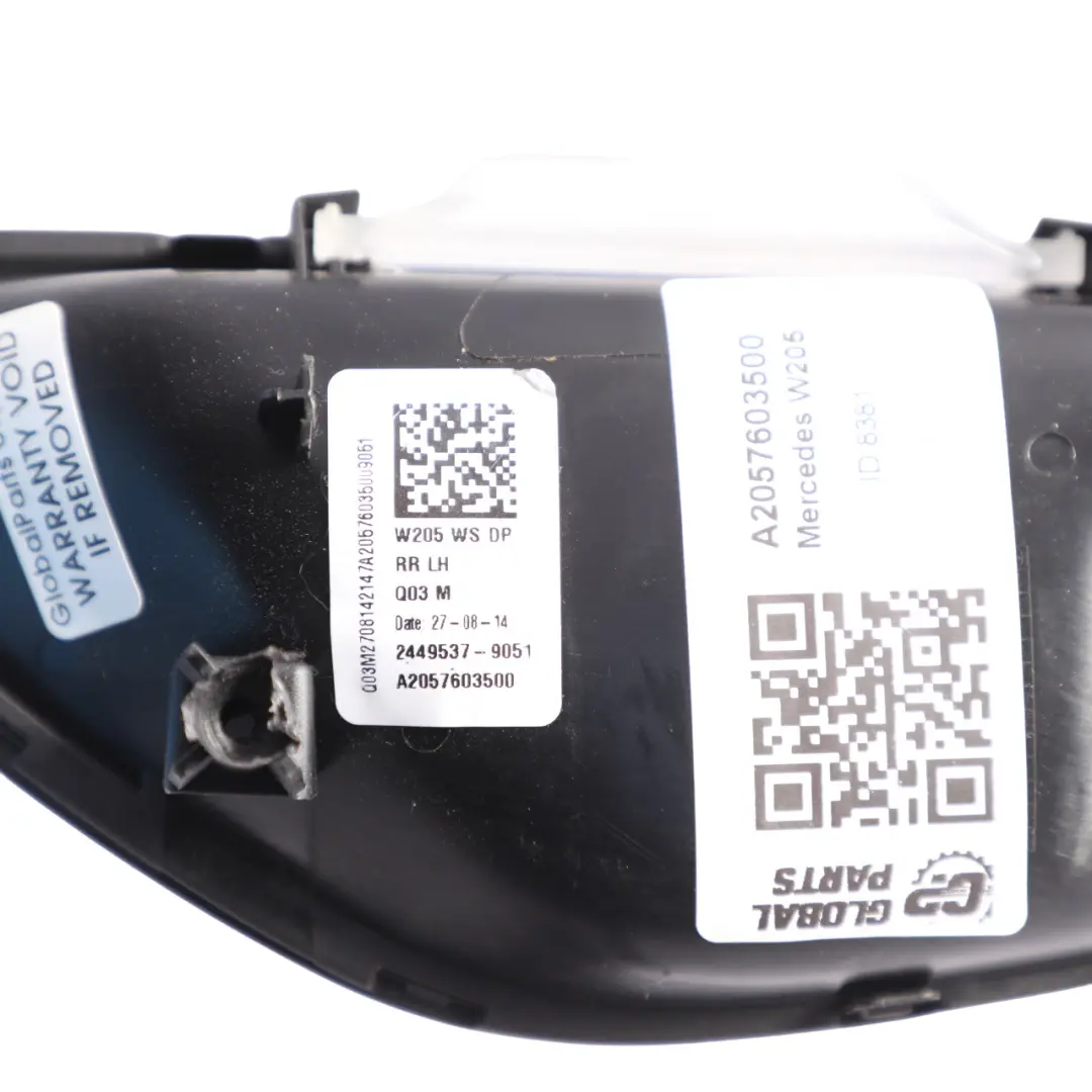 Mercedes C205 Interior Handle Door Card Rear Left N/S - SKU A2057603500 - Part number A2057603500