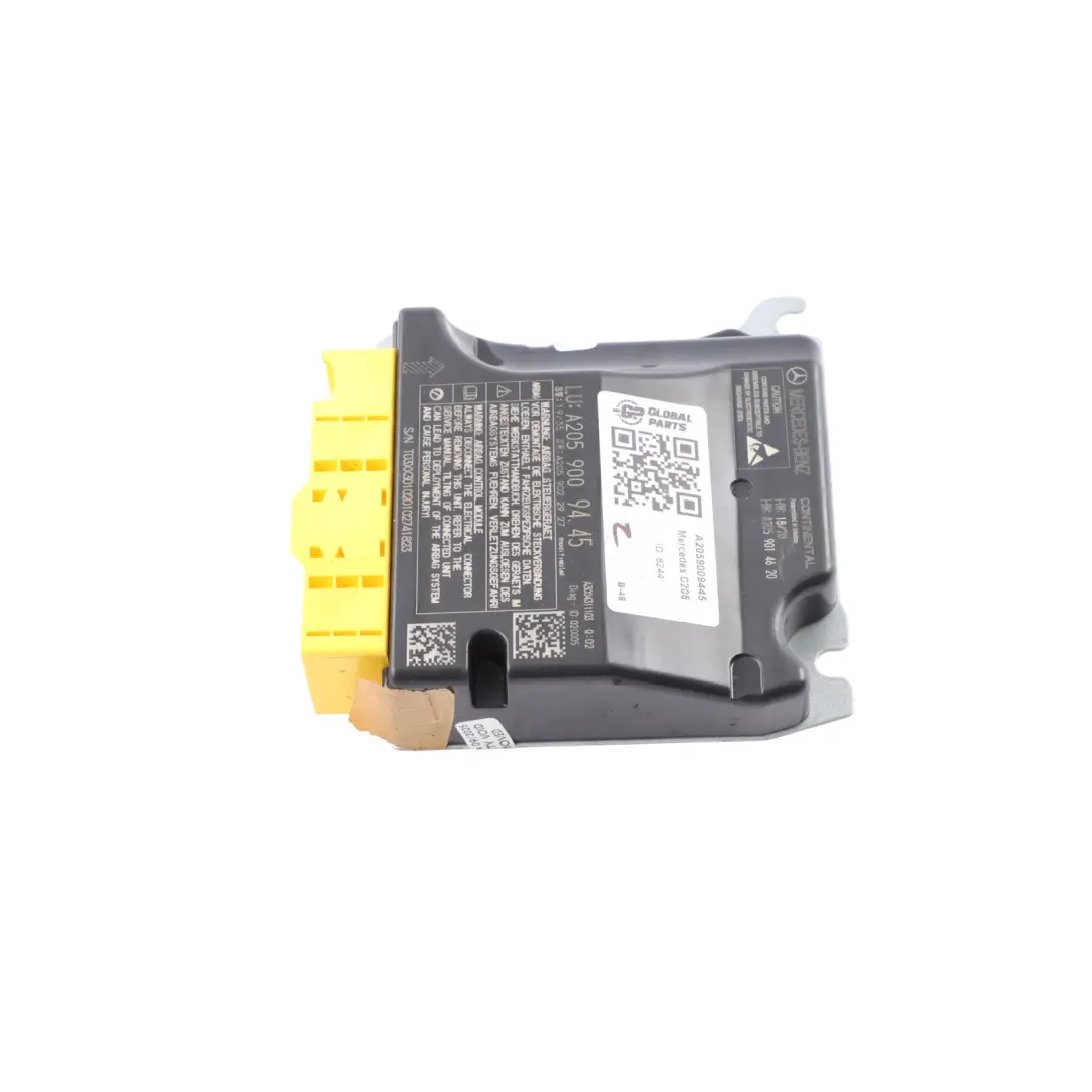 Module Control Unit SRS to Mercedes C205 C253 Air with Part number A2059009445 Mercedes C205 C253 Air Module Control Unit SRS - SKU A2059009445 - Part number A2059009445