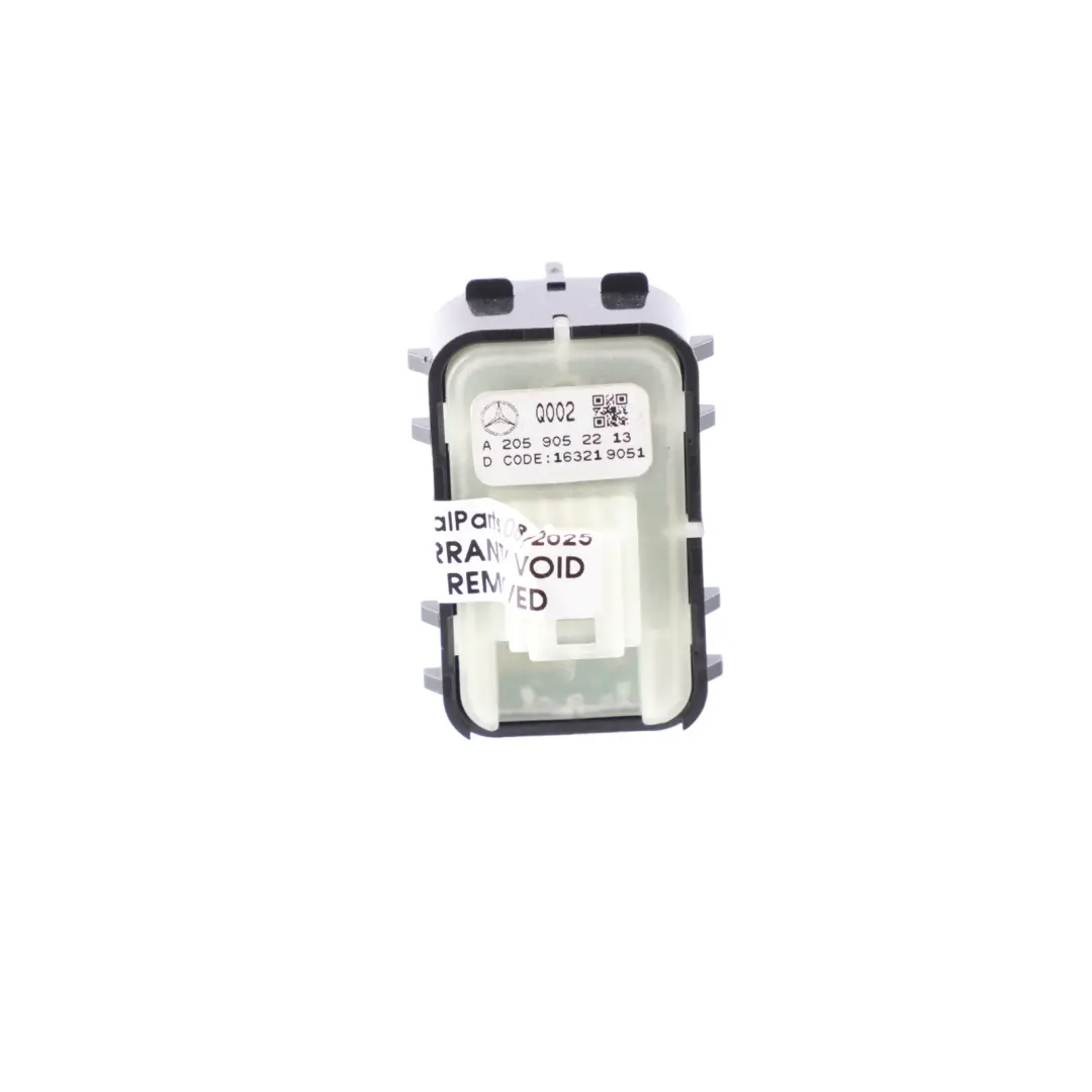Mercedes S205 X253 Rear Seat Folding Switch Button Right O/S - SKU A2059052213 - Part number A2059052213