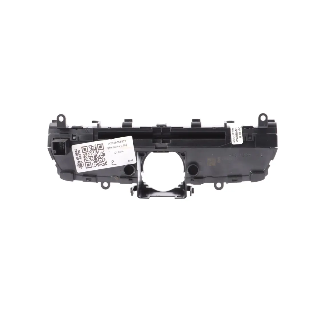 Mercedes C205 Dashboard Multimedia Control Unit Panel Switch - SKU A2059055819 - Part number A2059055819