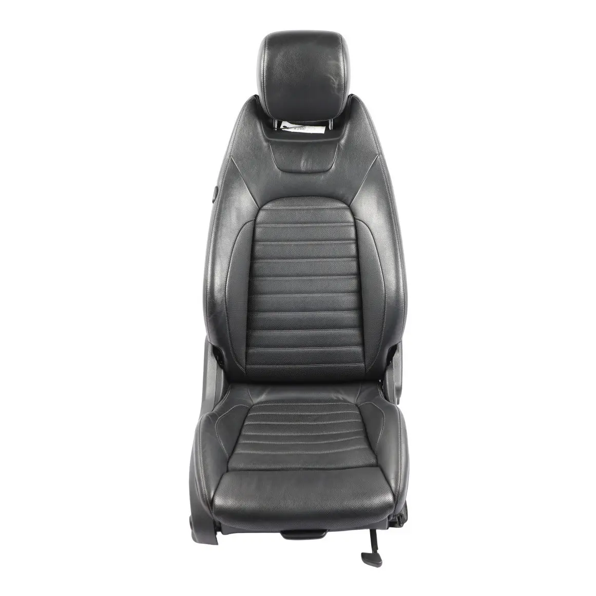 Mercedes C205 Coupe Seat Front Right O/S Interior Heated Black Leather