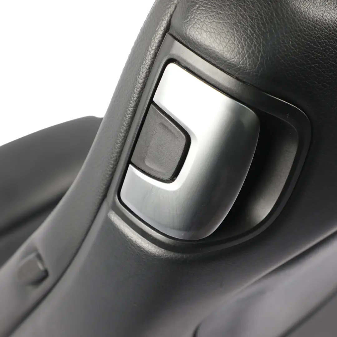 Front Left N/S Interior Heated Black Leather to Mercedes C205 Coupe Seat with Part number A2059106102 Mercedes C205 Coupe Seat Front Left N/S Interior Heated Black Leather - SKU A2059106102-2 - Part number A2059106102