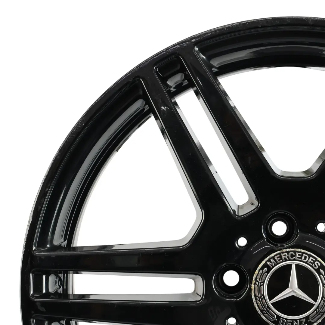 Front Black Alloy Wheel Rim 18" 8J ET:45 to Mercedes C207 A207 AMG with Part number A2074011302 Mercedes C207 A207 AMG Front Black Alloy Wheel Rim 18" 8J ET:45 - SKU A2074011302-5 - Part number A2074011302