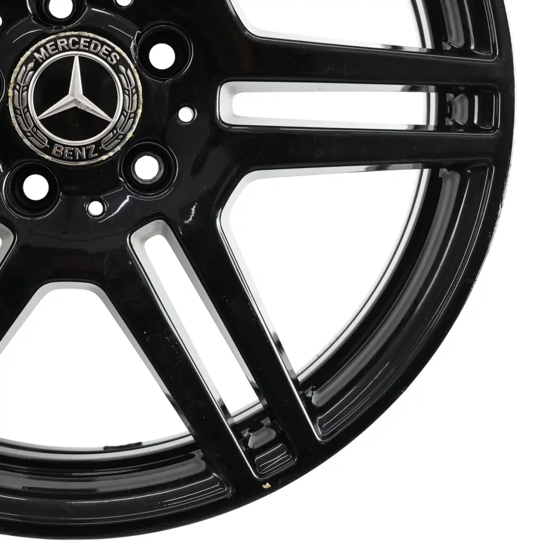 Front Black Alloy Wheel Rim 18" 8J ET:45 to Mercedes C207 A207 AMG with Part number A2074011302 Mercedes C207 A207 AMG Front Black Alloy Wheel Rim 18" 8J ET:45 - SKU A2074011302-5 - Part number A2074011302