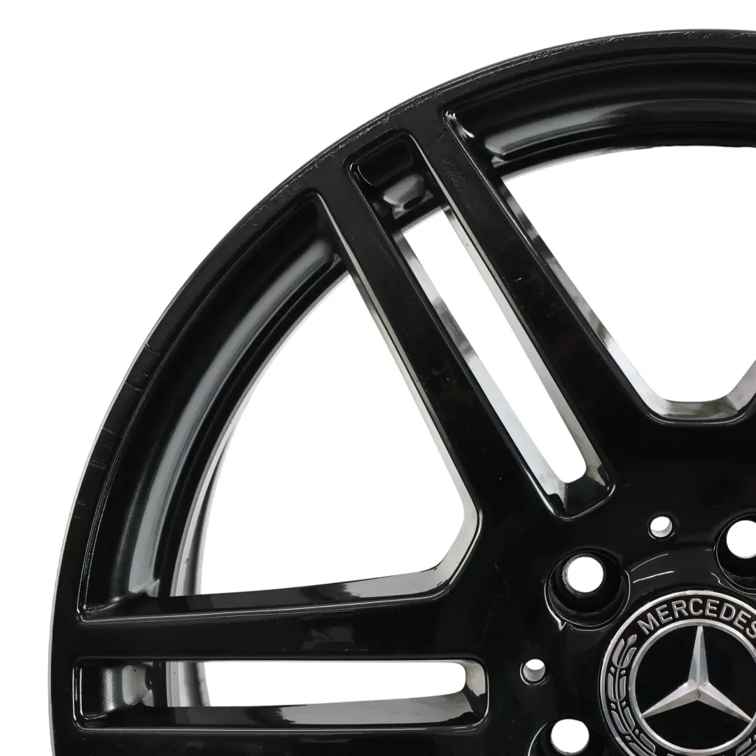 Tylna Czarna Felga Aluminiowa 18" 8.5J ET:49 do Mercedes C207 AMG o numerze A2074011402 Mercedes C207 AMG Tylna Czarna Felga Aluminiowa 18" 8.5J ET:49 - SKU A2074011402-5 - Numer Części A2074011402