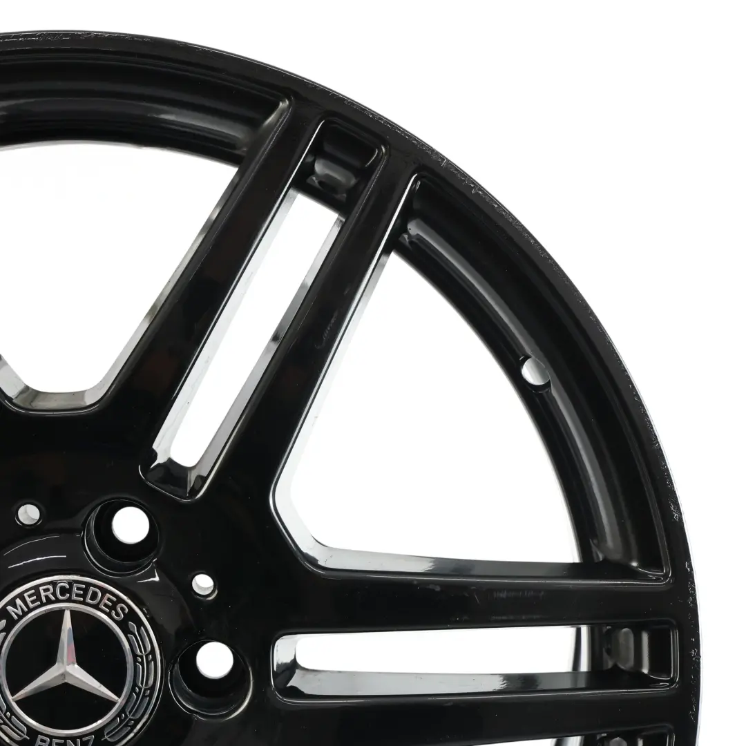 Mercedes C207 A207 AMG Rear BLACK Alloy Wheel Rim 18" 8.5J ET:49 - SKU A2074011402-5 - Part number A2074011402
