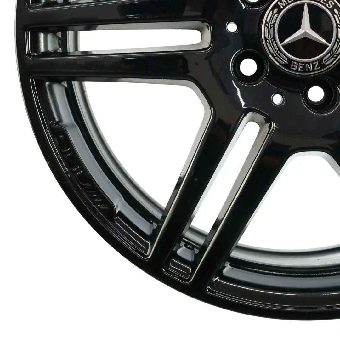 Hinten Schwarz Alufelge Felge 18" 8.5J ET:49 für Mercedes C207 A207 AMG mit Teilenummer A2074011402 Mercedes C207 A207 AMG Hinten Schwarz Alufelge Felge 18" 8.5J ET:49 - SKU A2074011402-5 - Teilenummer A2074011402