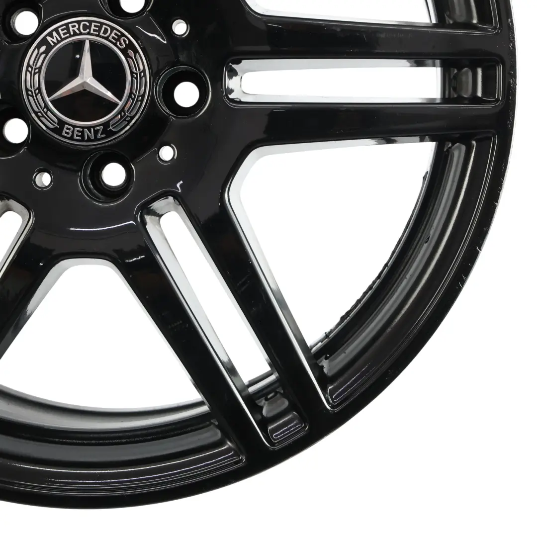 Mercedes C207 A207 AMG Rear BLACK Alloy Wheel Rim 18" 8.5J ET:49 - SKU A2074011402-5 - Part number A2074011402