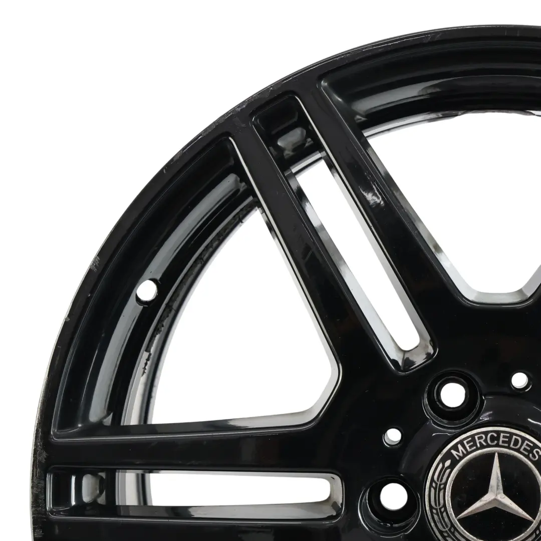 Mercedes C207 A207 AMG Rear Black Alloy Wheel Rim 18" 8.5J ET:49 - SKU A2074011402-9 - Part number A2074011402