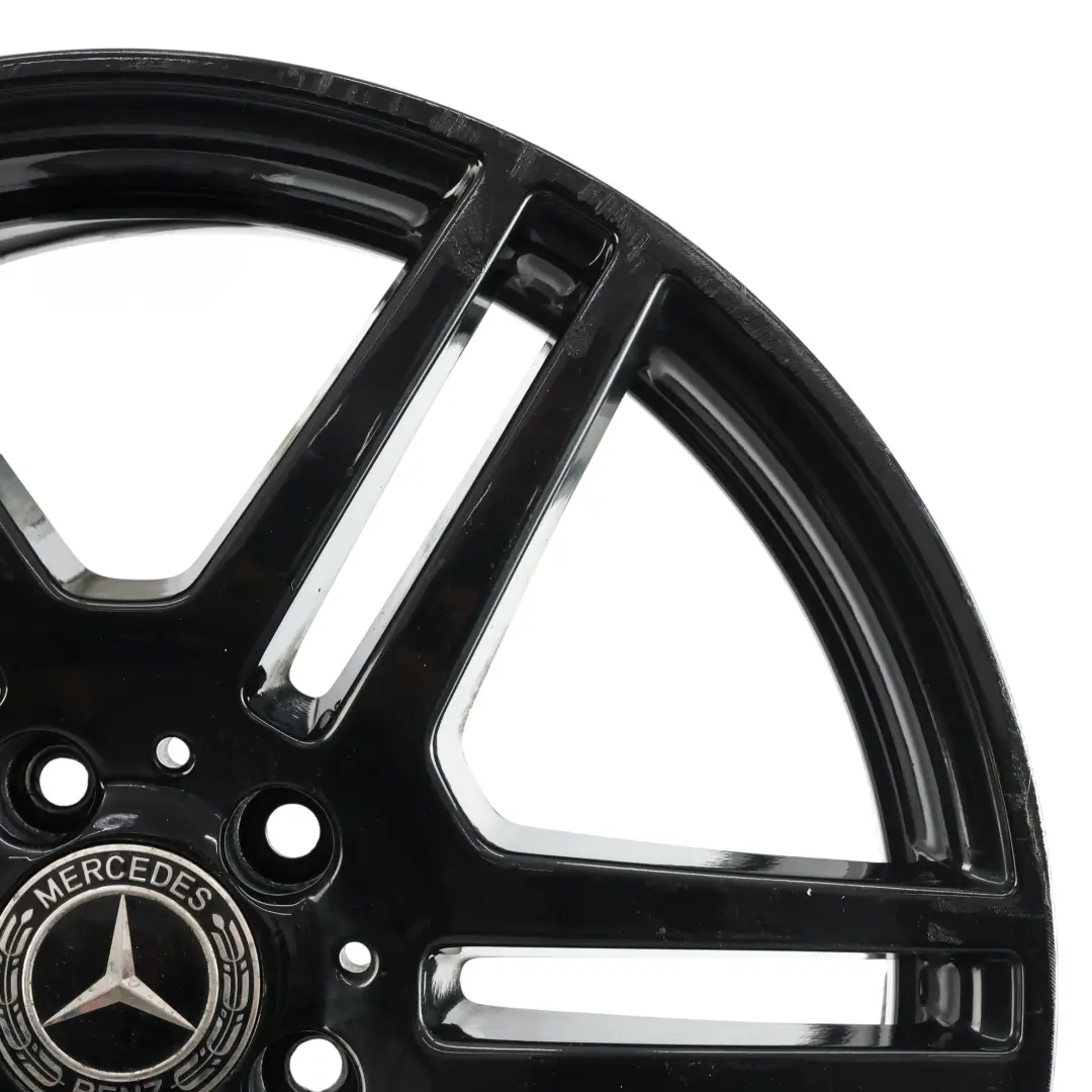 Mercedes C207 A207 AMG Rear Black Alloy Wheel Rim 18" 8.5J ET:49 - SKU A2074011402-9 - Part number A2074011402