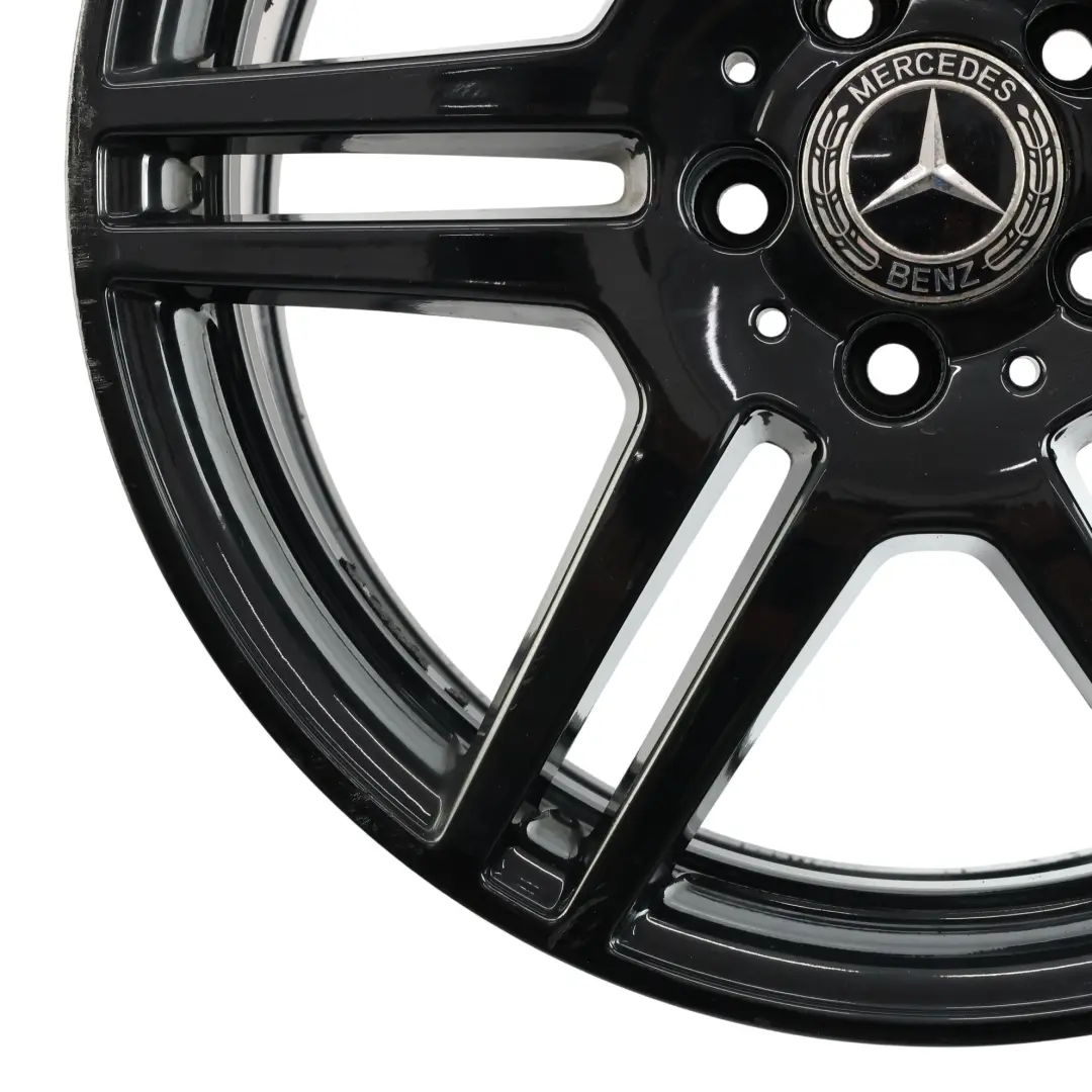 Mercedes C207 A207 AMG Rear Black Alloy Wheel Rim 18" 8.5J ET:49 - SKU A2074011402-9 - Part number A2074011402