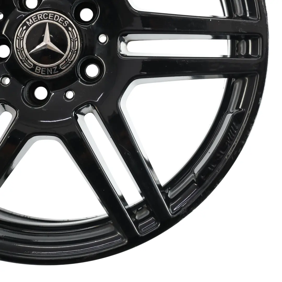 Mercedes C207 A207 AMG Rear Black Alloy Wheel Rim 18" 8.5J ET:49 - SKU A2074011402-9 - Part number A2074011402