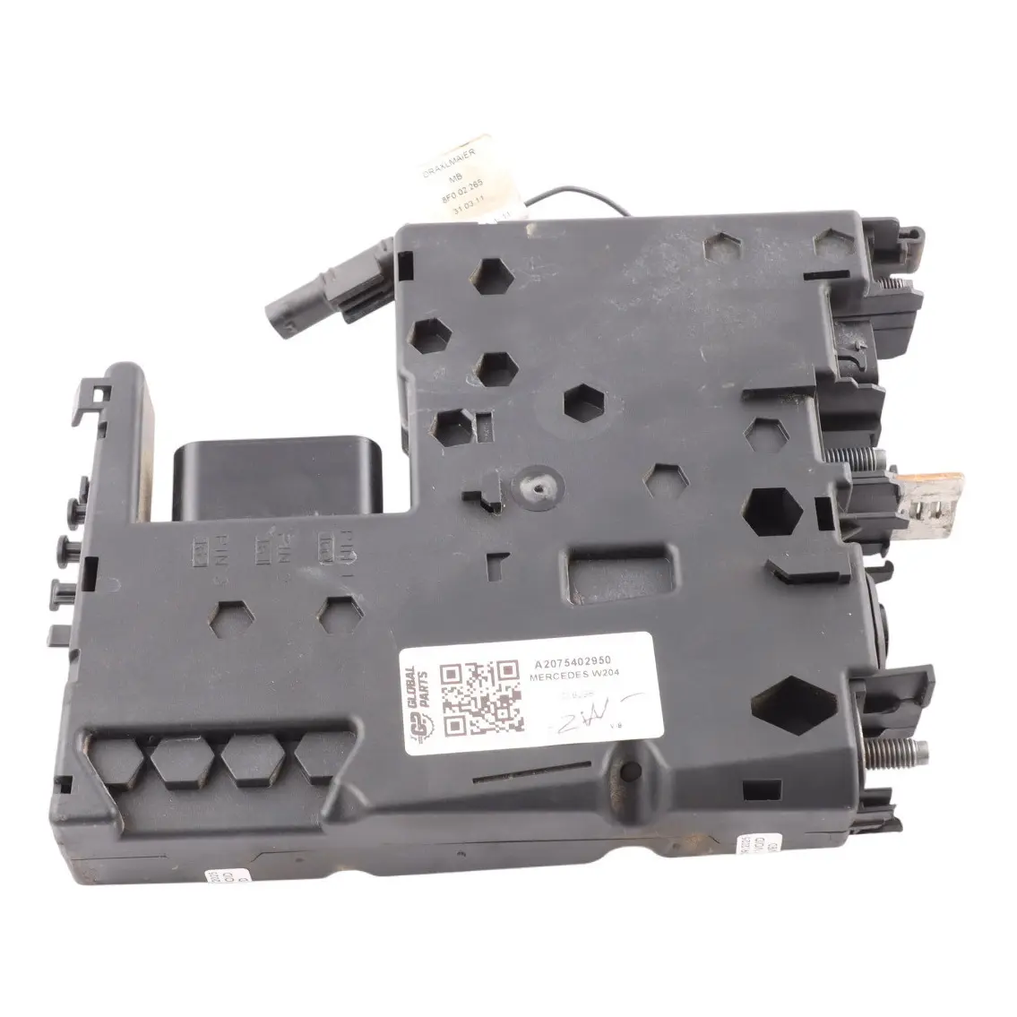 Mercedes W204 Unidad Control Caja Fusibles Batería Distribución A2075402950
