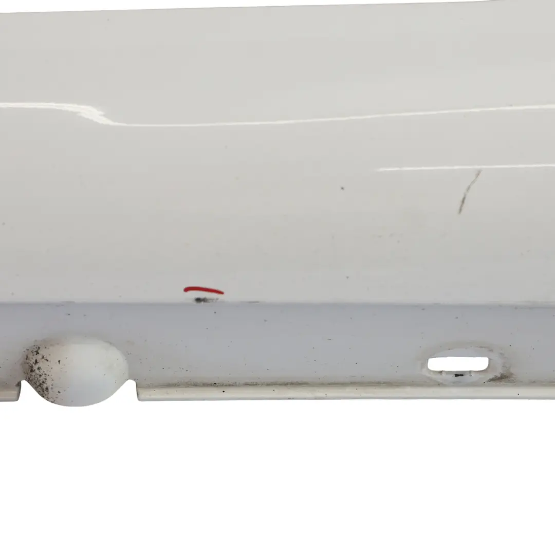 Mercedes W207 Side Skirt AMG Door Sill Cover Left N/S Polar White - 149 - SKU A2076981354-POL - Part number A2076981354