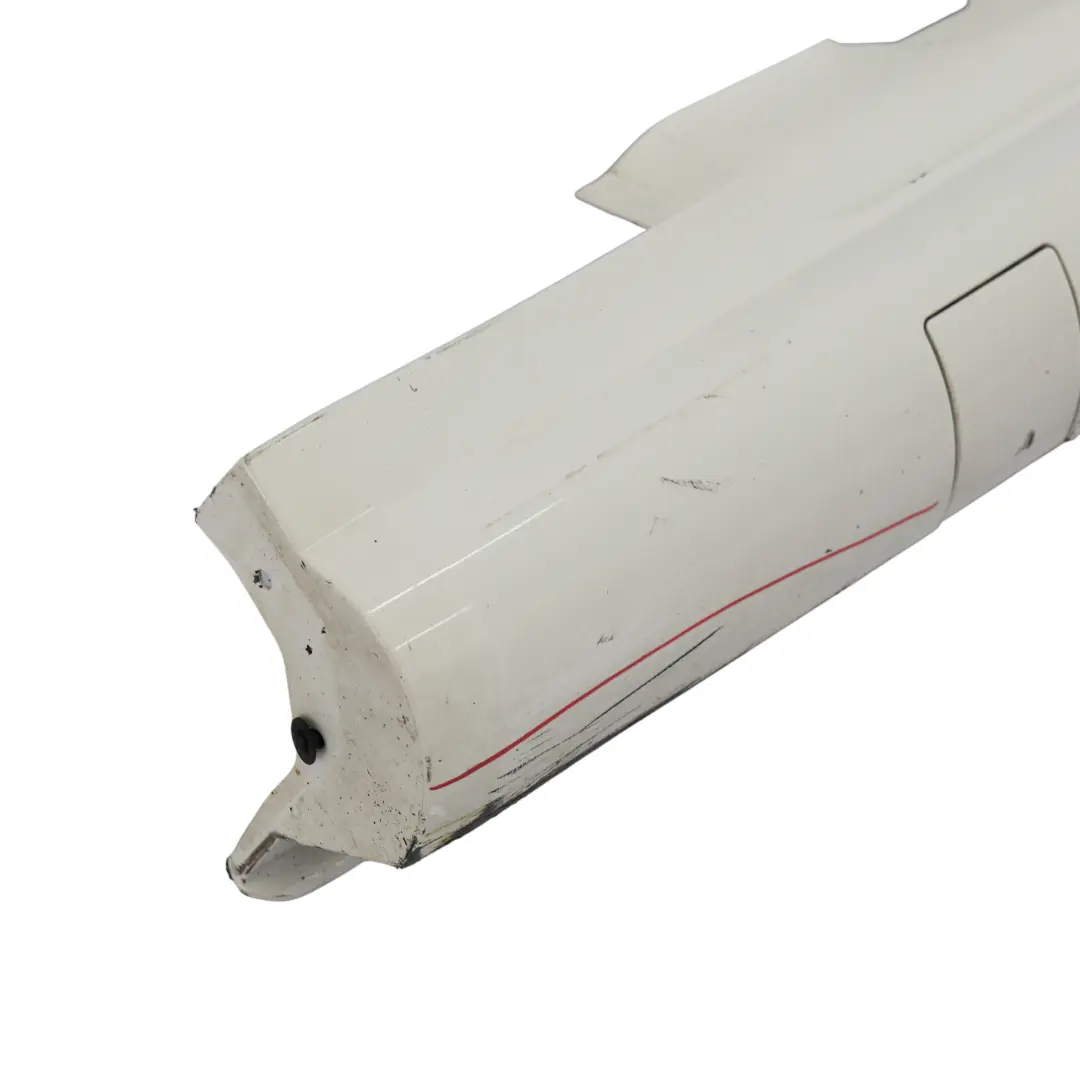Mercedes W207 Side Skirt AMG Door Sill Cover Left N/S Polar White - 149 - SKU A2076981354-POL - Part number A2076981354