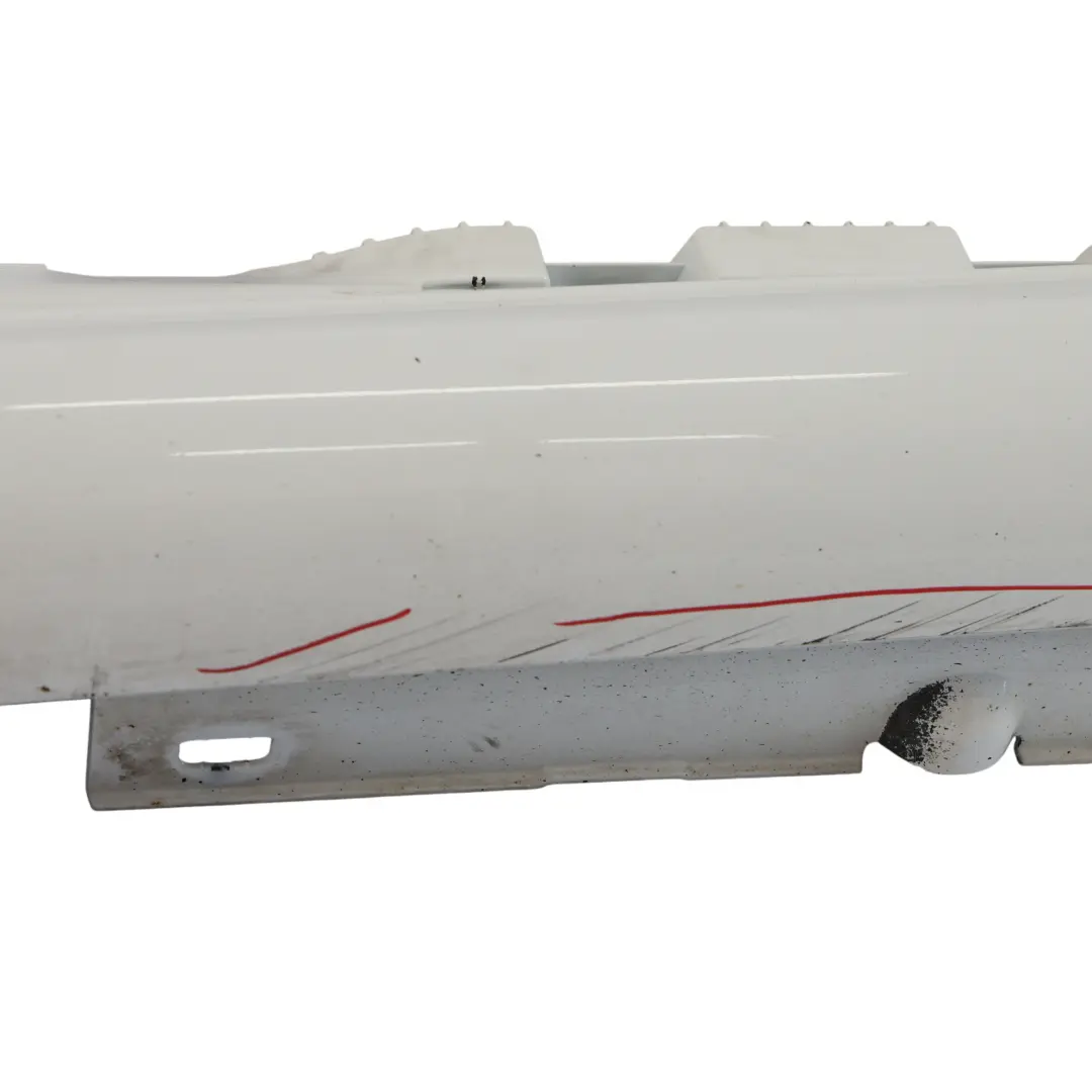 Mercedes W207 Side Skirt AMG Door Sill Cover Left N/S Polar White - 149 - SKU A2076981354-POL - Part number A2076981354