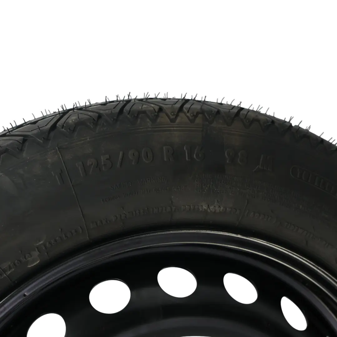 Ruota Scorta Compatta R16 Pneumatico 125/90 per Mercedes W203 C209 con numero di parte A2094000402 Mercedes W203 C209 Ruota Scorta Compatta R16 Pneumatico 125/90 - SKU A2094000402-3 - Numero di parte A2094000402