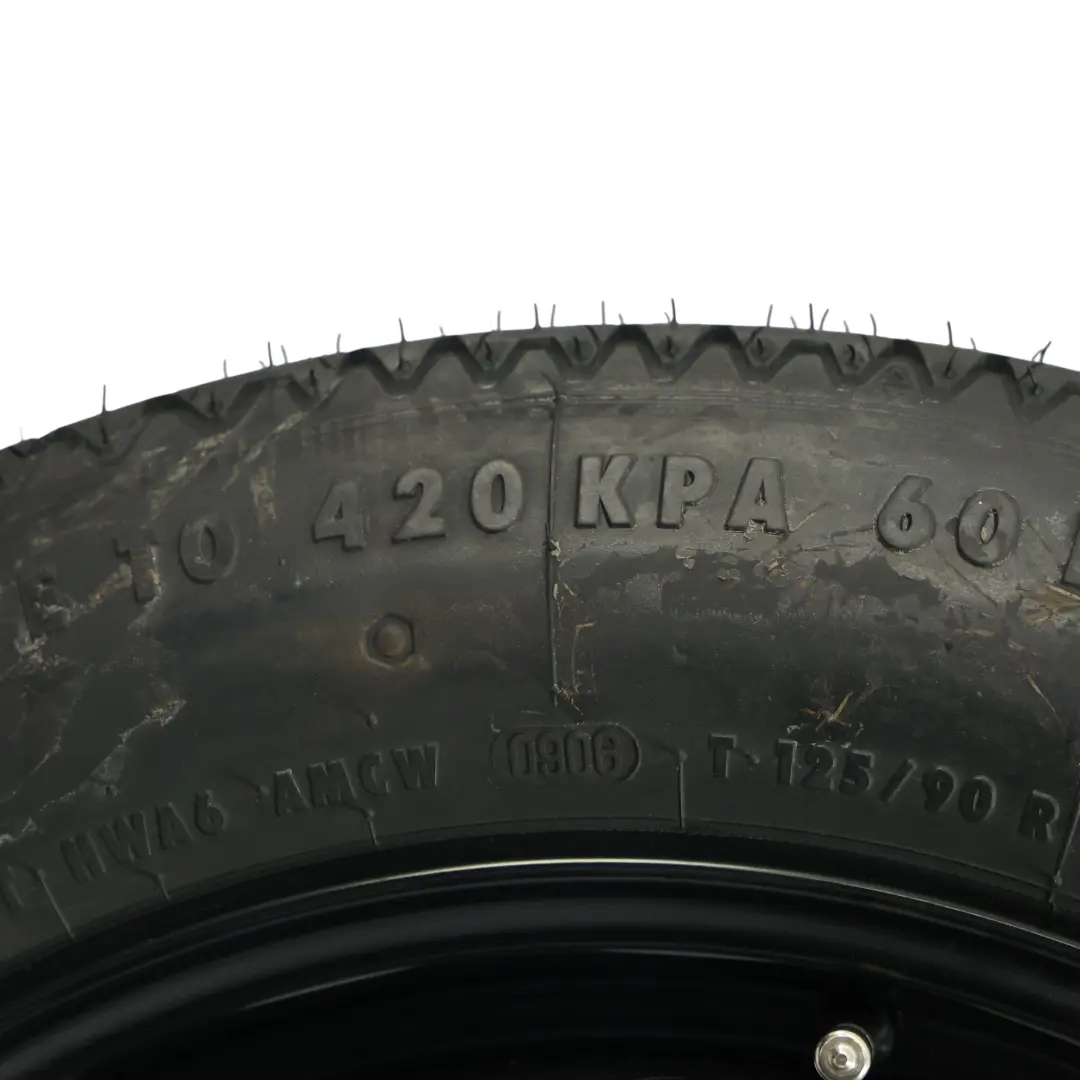 Ruota Scorta Compatta R16 Pneumatico 125/90 per Mercedes W203 C209 con numero di parte A2094000402 Mercedes W203 C209 Ruota Scorta Compatta R16 Pneumatico 125/90 - SKU A2094000402-3 - Numero di parte A2094000402