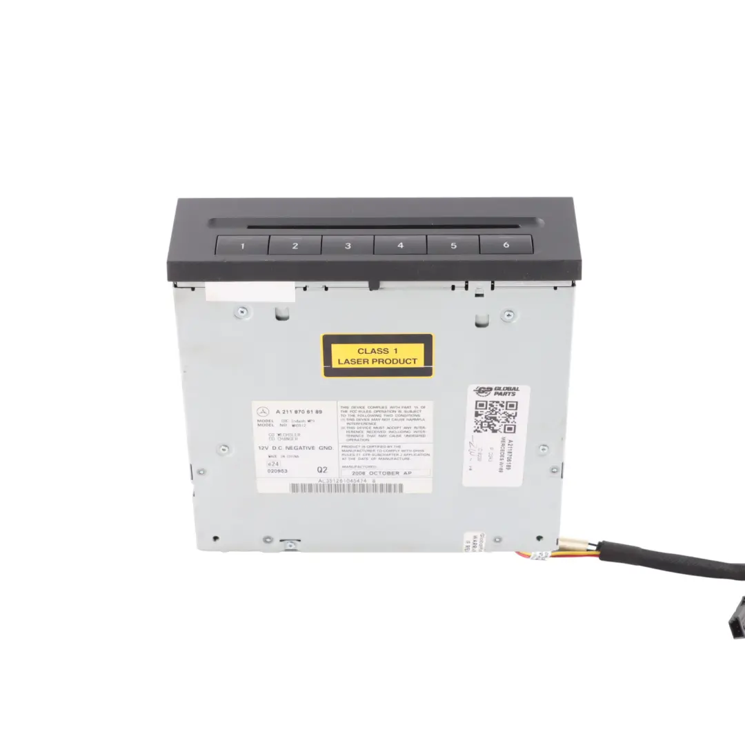 Disc CD Changer to Mercedes W164 W169 W211 W245 with Part number A2118706189 Mercedes W164 W169 W211 W245 Disc CD Changer - SKU A2118706189 - Part number A2118706189
