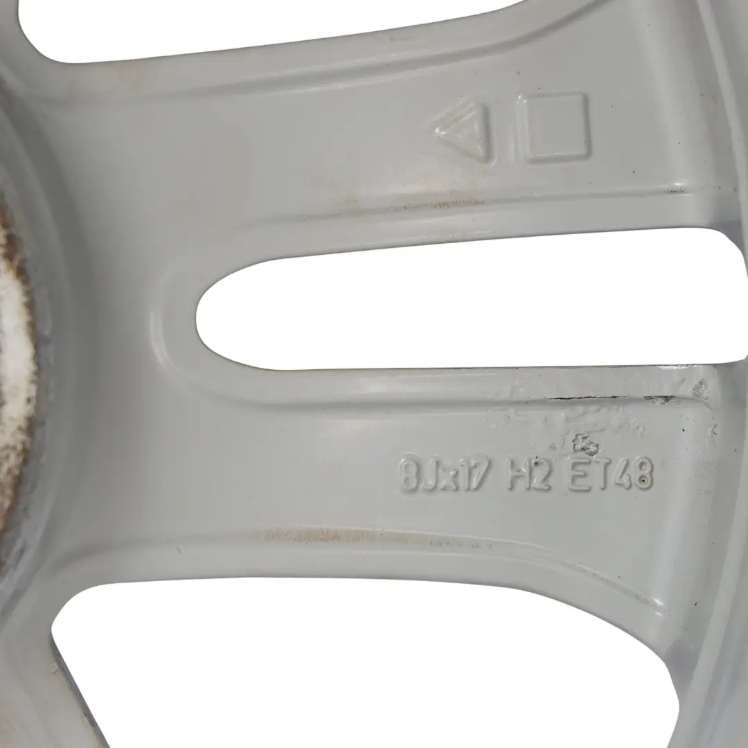 Mercedes W212 Alloy Wheel Rim 5-Double Spoke Silver 17" ET:48 8J - SKU A2124010902-1 - Part number A2124010902