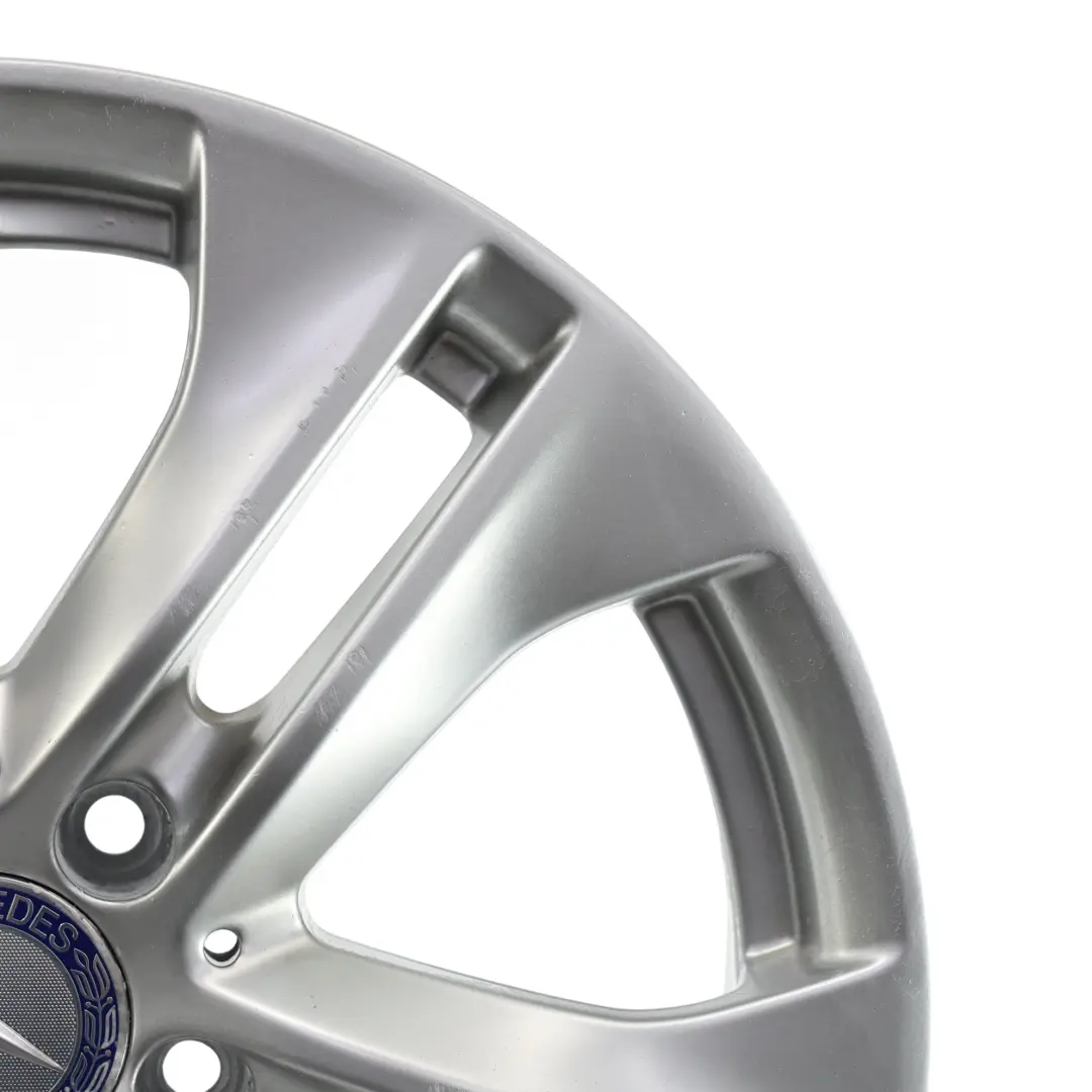 Mercedes W212 Alloy Wheel Rim 5-Double Spoke Silver 17" ET:48 8J - SKU A2124010902-1 - Part number A2124010902