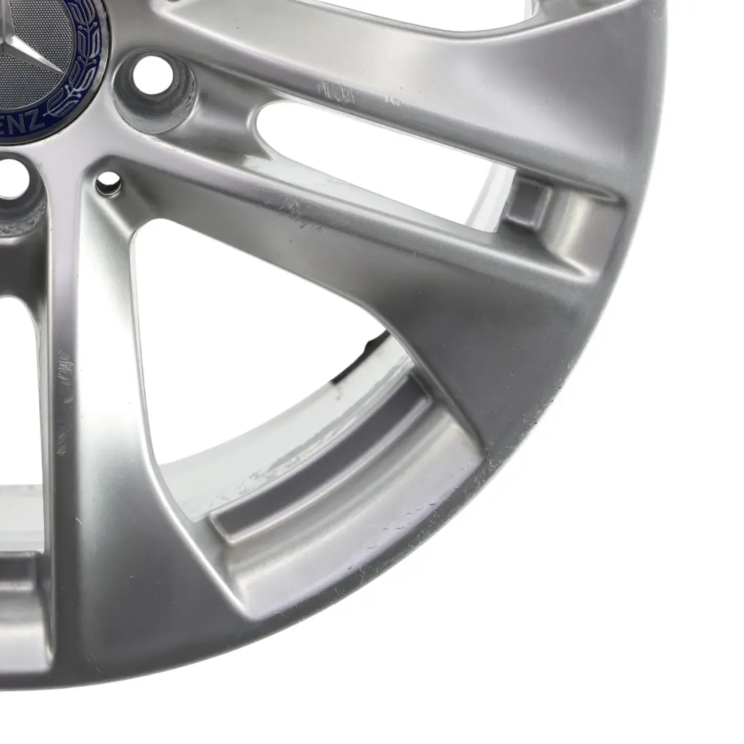 Mercedes W212 Alloy Wheel Rim 5-Double Spoke Silver 17" ET:48 8J - SKU A2124010902-1 - Part number A2124010902