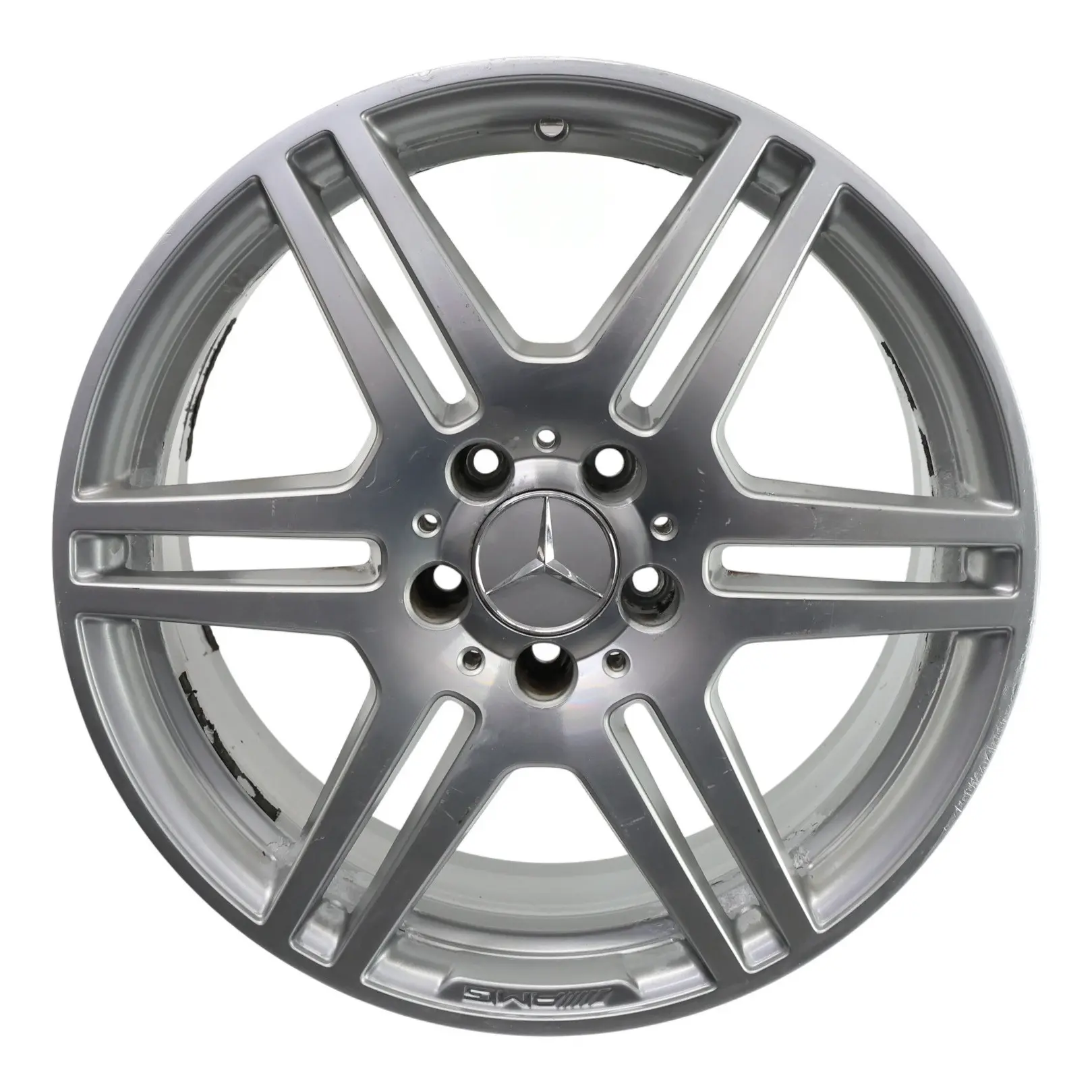 Mercedes W212 Essieu Arrière Jante Alliage Argent 18" ET:48 8,5J A2124012302