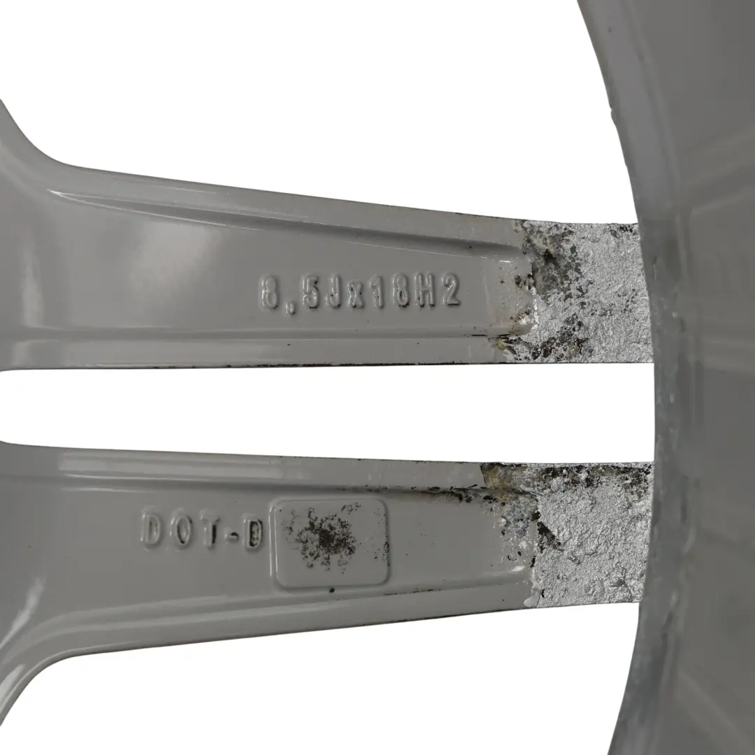 Mercedes W212 Rear Axle Silver Alloy Wheel Rim 18" ET:48 8,5J - SKU A2124012302-3 - Part number A2124012302