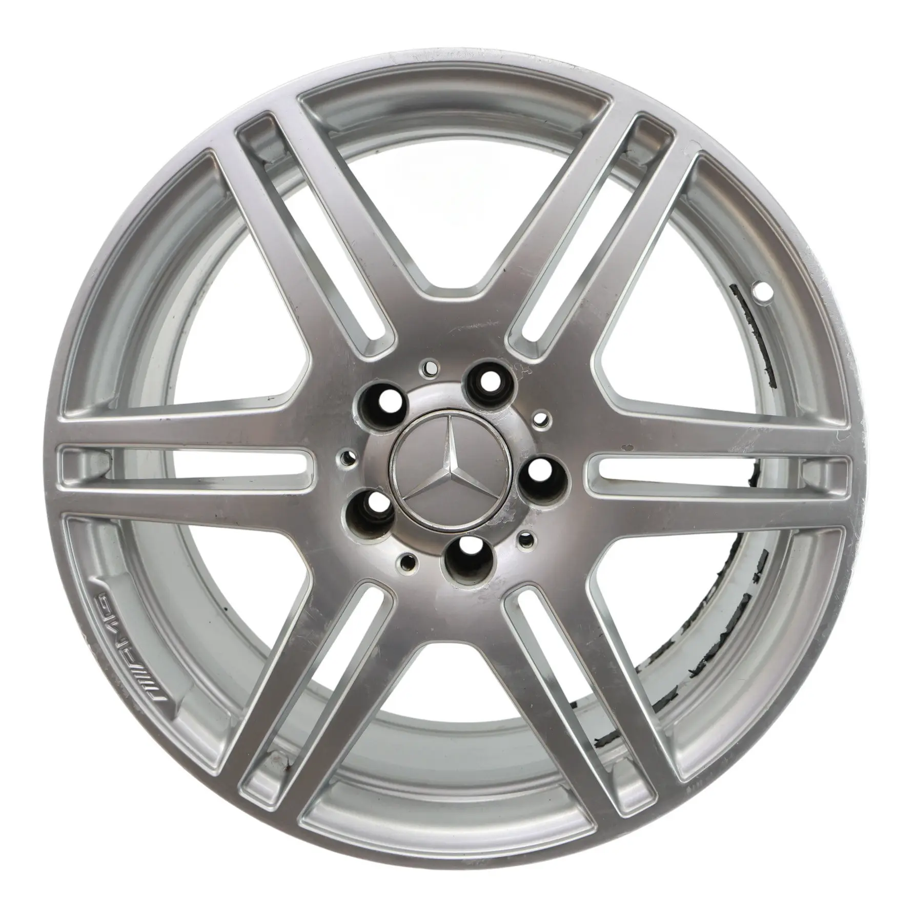 Mercedes W212 Rear Axle Silver Alloy Wheel Rim 18" ET:48 8,5J A2124012302