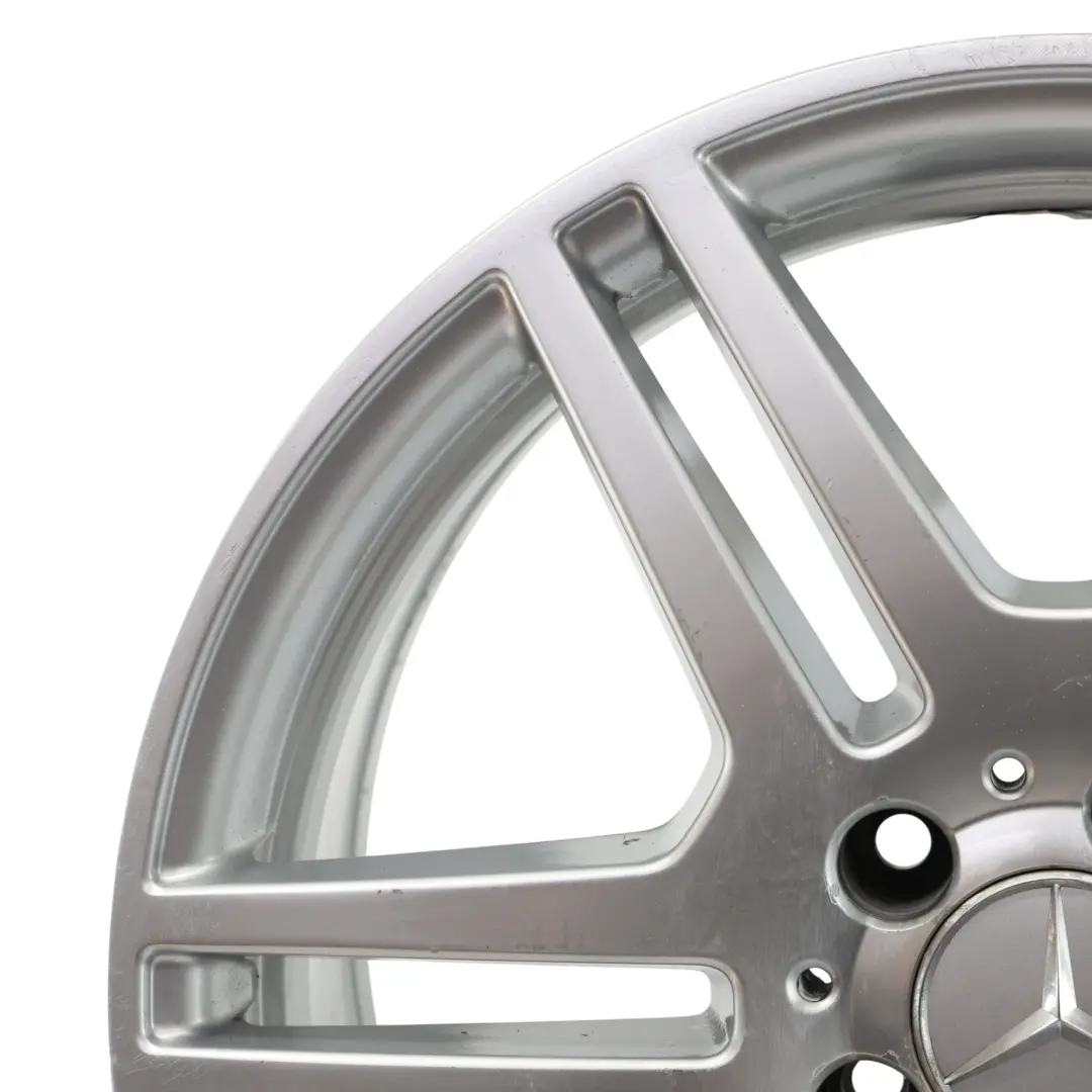 Axle Silver Alloy Wheel Rim 18" ET:48 8,5J to Mercedes W212 Rear with Part number A2124012302 Mercedes W212 Rear Axle Silver Alloy Wheel Rim 18" ET:48 8,5J - SKU A2124012302-4 - Part number A2124012302
