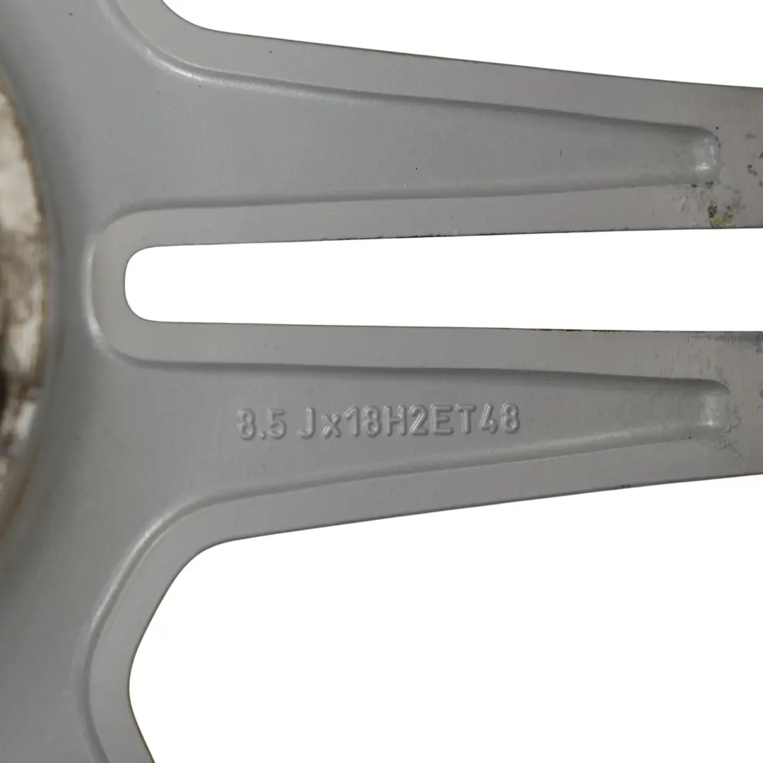 Axle Silver Alloy Wheel Rim 18" ET:48 8,5J to Mercedes W212 Rear with Part number A2124012302 Mercedes W212 Rear Axle Silver Alloy Wheel Rim 18" ET:48 8,5J - SKU A2124012302-4 - Part number A2124012302