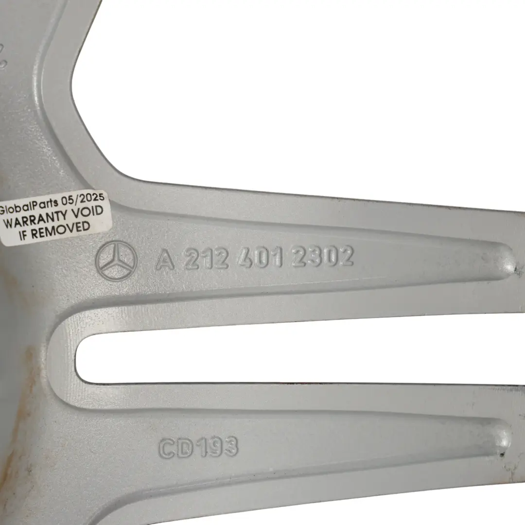 Mercedes W212 Rear Axle Silver Alloy Wheel Rim 18" ET:48 8,5J - SKU A2124012302-4 - Part number A2124012302