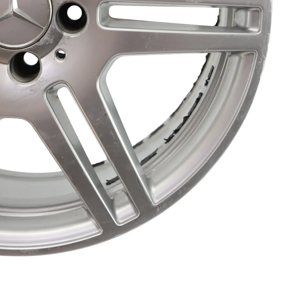 Axle Silver Alloy Wheel Rim 18" ET:48 8,5J to Mercedes W212 Rear with Part number A2124012302 Mercedes W212 Rear Axle Silver Alloy Wheel Rim 18" ET:48 8,5J - SKU A2124012302-4 - Part number A2124012302