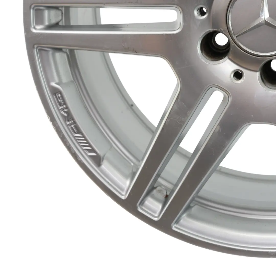 Axle Silver Alloy Wheel Rim 18" ET:48 8,5J to Mercedes W212 Rear with Part number A2124012302 Mercedes W212 Rear Axle Silver Alloy Wheel Rim 18" ET:48 8,5J - SKU A2124012302-4 - Part number A2124012302
