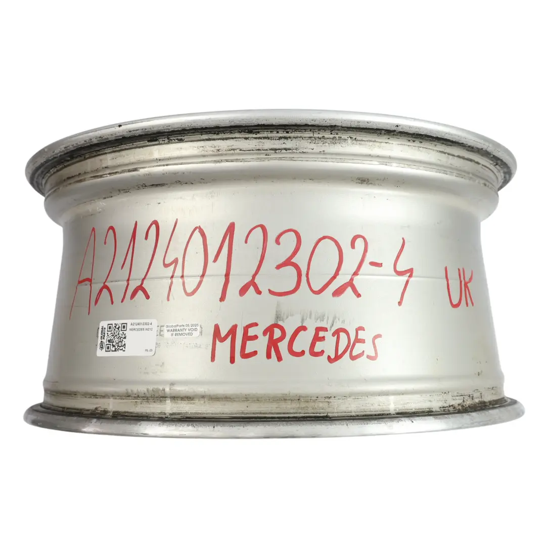 Axle Silver Alloy Wheel Rim 18" ET:48 8,5J to Mercedes W212 Rear with Part number A2124012302 Mercedes W212 Rear Axle Silver Alloy Wheel Rim 18" ET:48 8,5J - SKU A2124012302-4 - Part number A2124012302