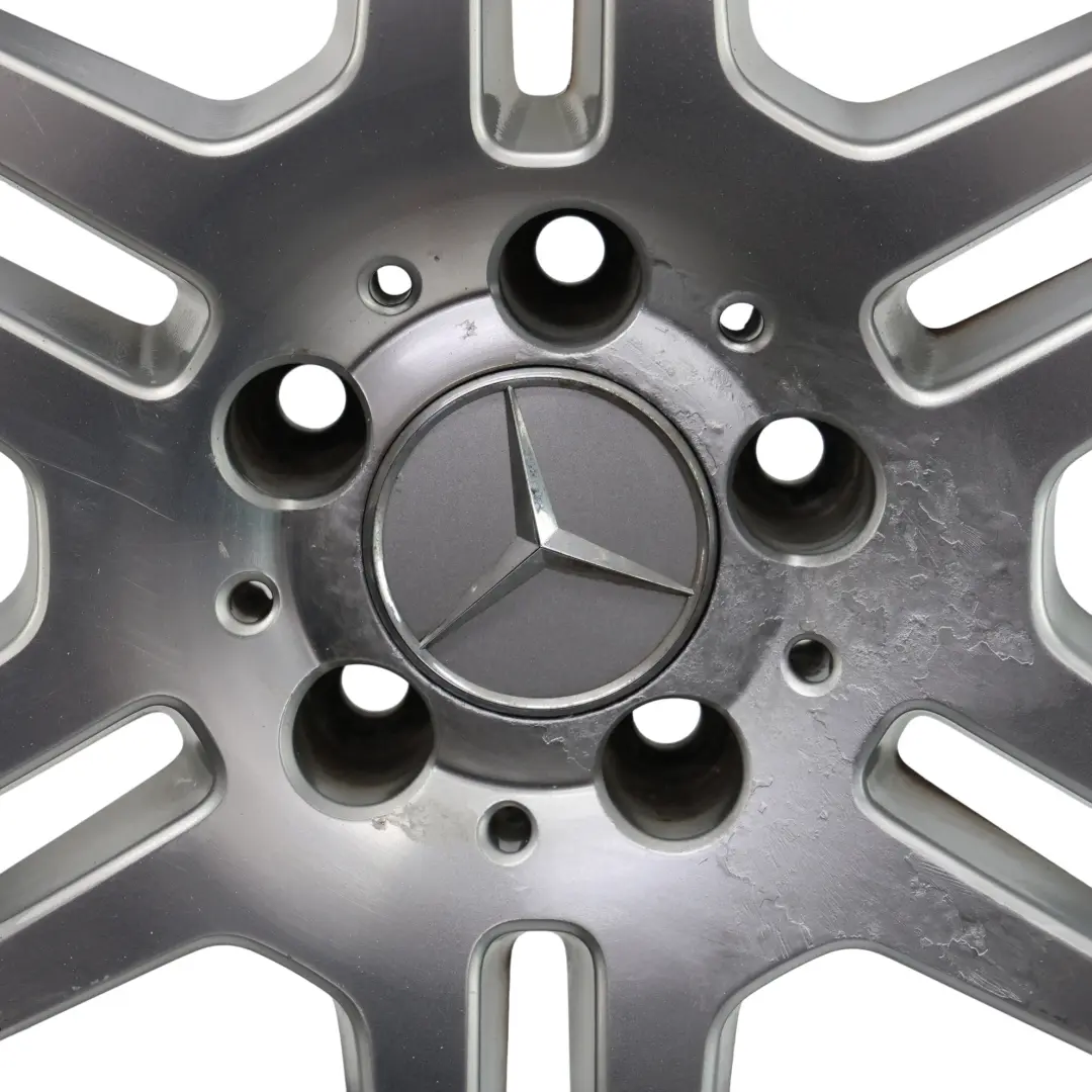 Mercedes W212 Rear Axle Wheel Rim Alloy Silver 18" ET:54 9J - SKU A2124012402-2 - Part number A2124012402