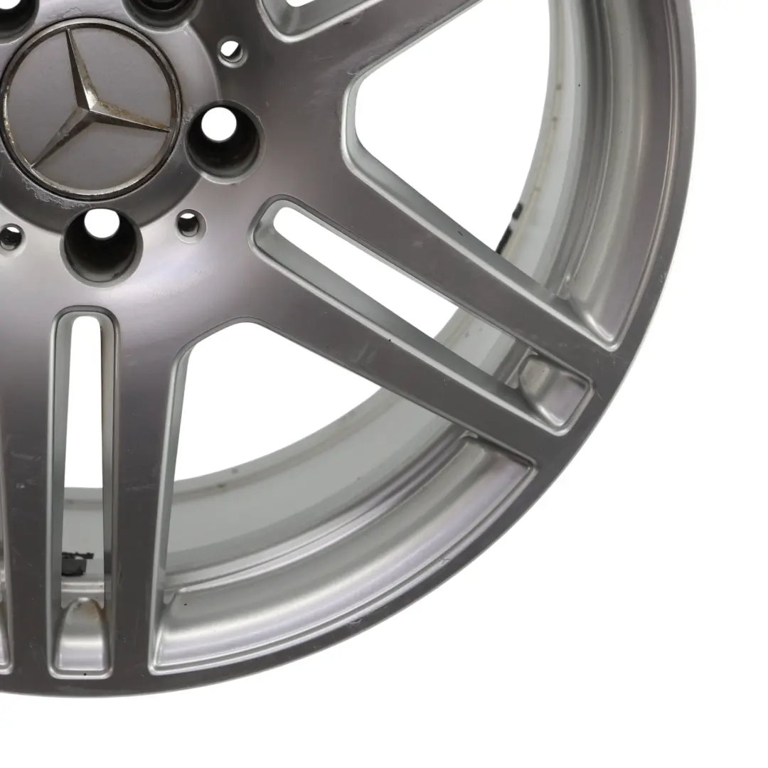 Axle Silver Alloy Wheel Rim 18" ET:54 9J to Mercedes W212 Rear with Part number A2124012402 Mercedes W212 Rear Axle Silver Alloy Wheel Rim 18" ET:54 9J - SKU A2124012402-3 - Part number A2124012402