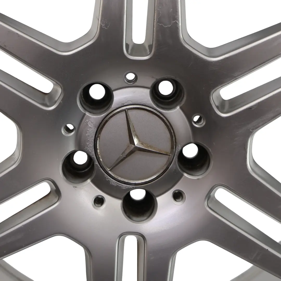 Axle Silver Alloy Wheel Rim 18" ET:54 9J to Mercedes W212 Rear with Part number A2124012402 Mercedes W212 Rear Axle Silver Alloy Wheel Rim 18" ET:54 9J - SKU A2124012402-3 - Part number A2124012402