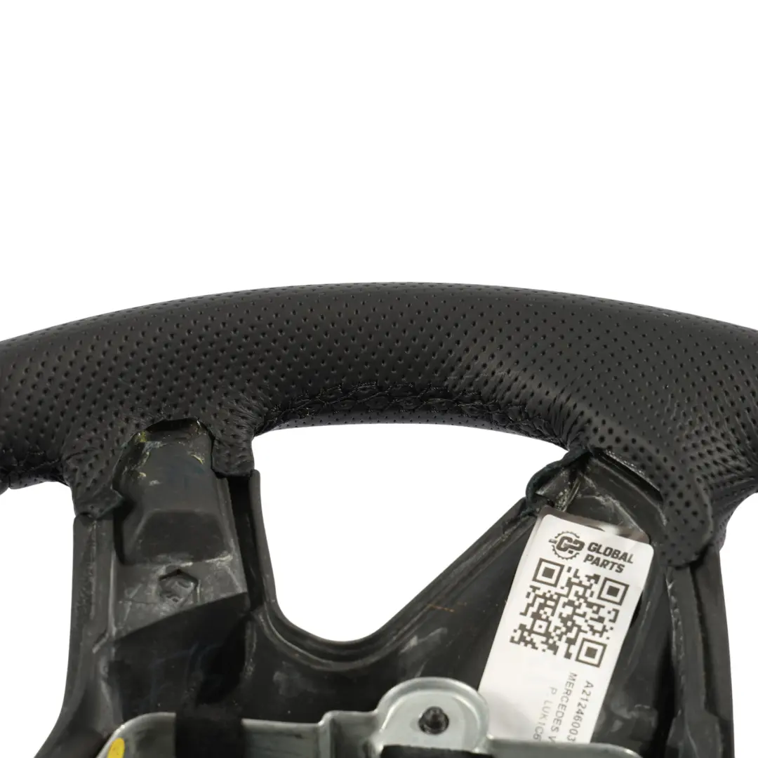  Steering Wheel Mercedes W212 NEW Black Leather with Black Thread - SKU A2124600303-1 - Part number A2124600303