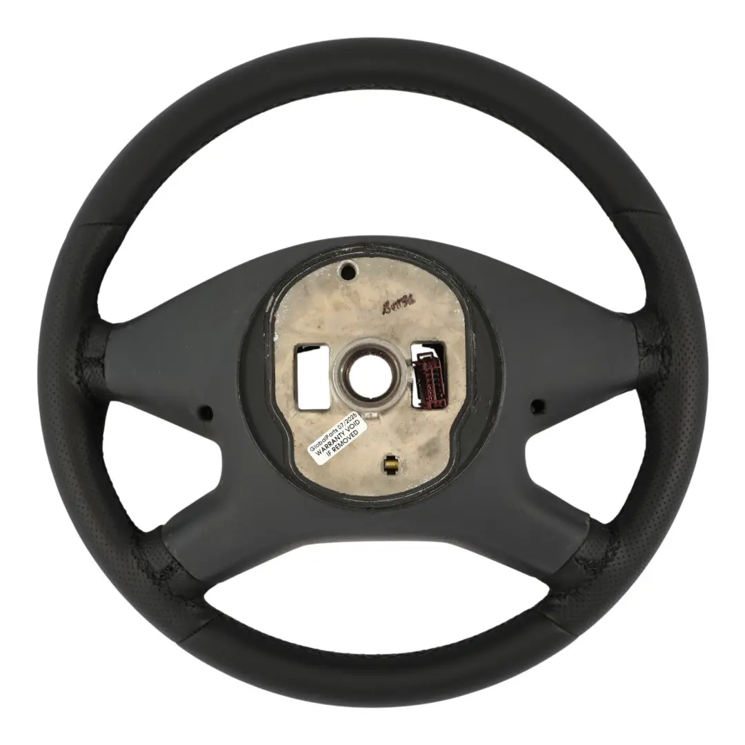  Volant de direction Mercedes W212 NOUVEAU Cuir noir avec fil noir - SKU A2124600303-1 - Numéro de pièce A2124600303
