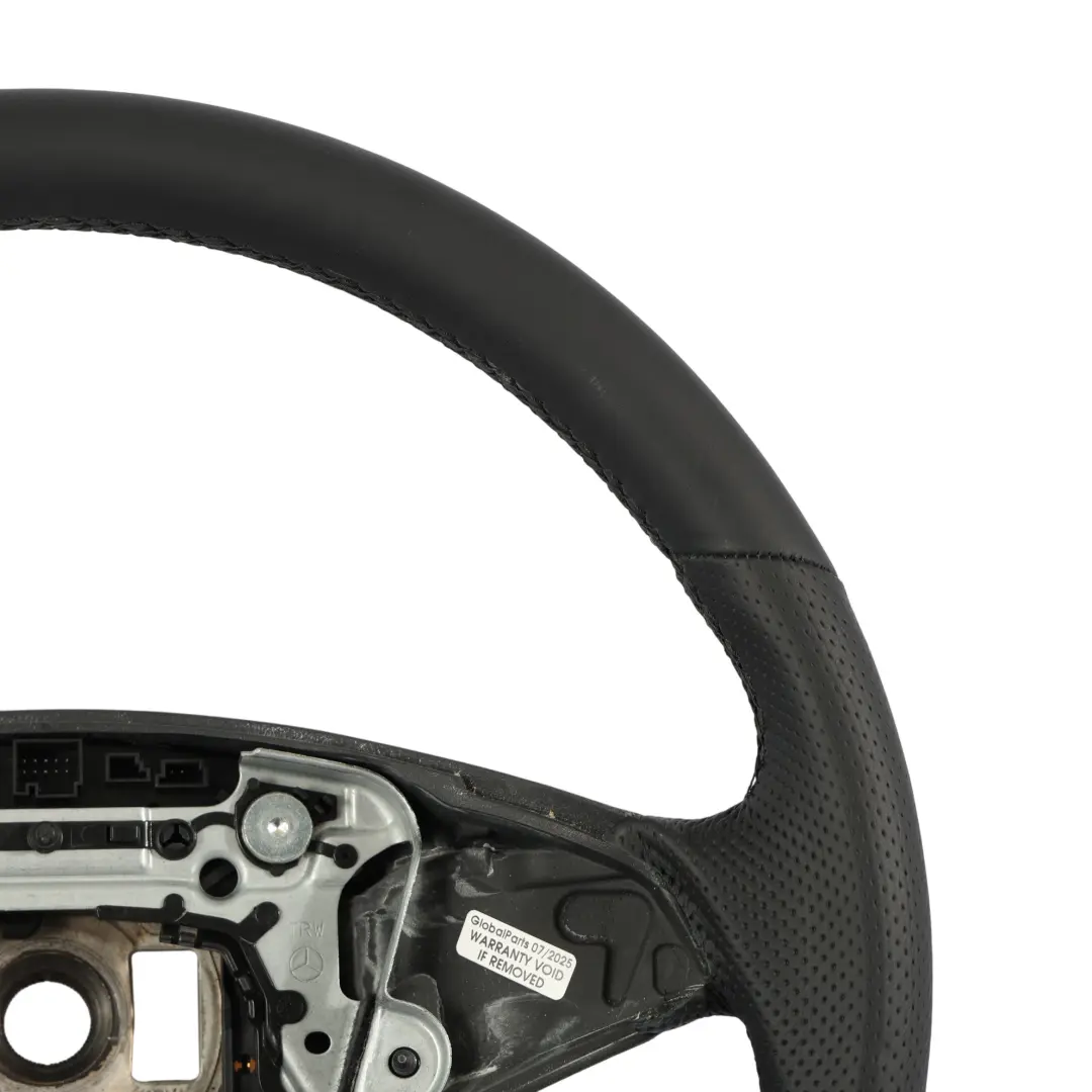  Steering Wheel Mercedes W212 NEW Black Leather with Black Thread - SKU A2124600303-1 - Part number A2124600303