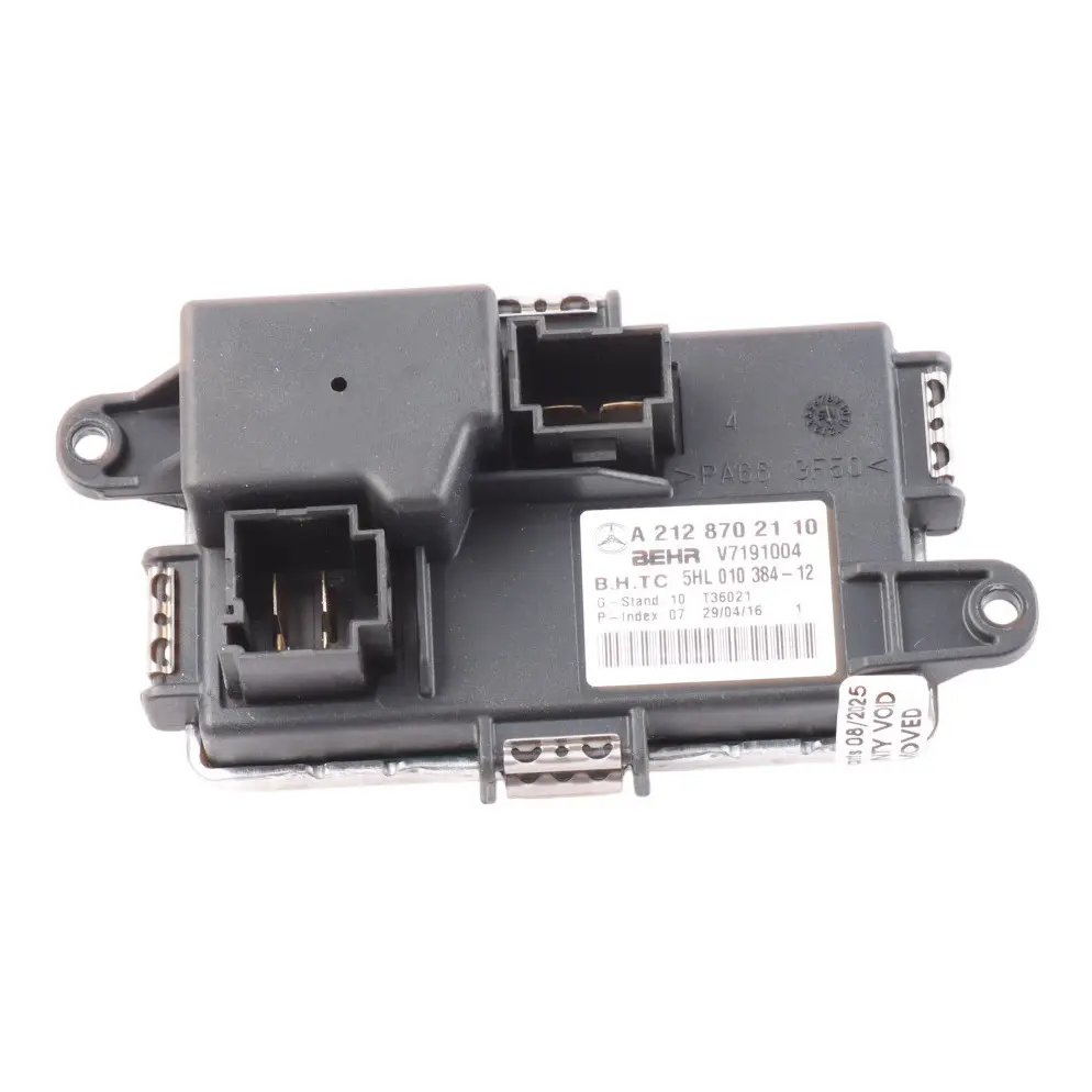  Heater Blower Motor Mercedes W204 W207 W212 Resistor Regulator - SKU A2128702110 - Part number A2128702110